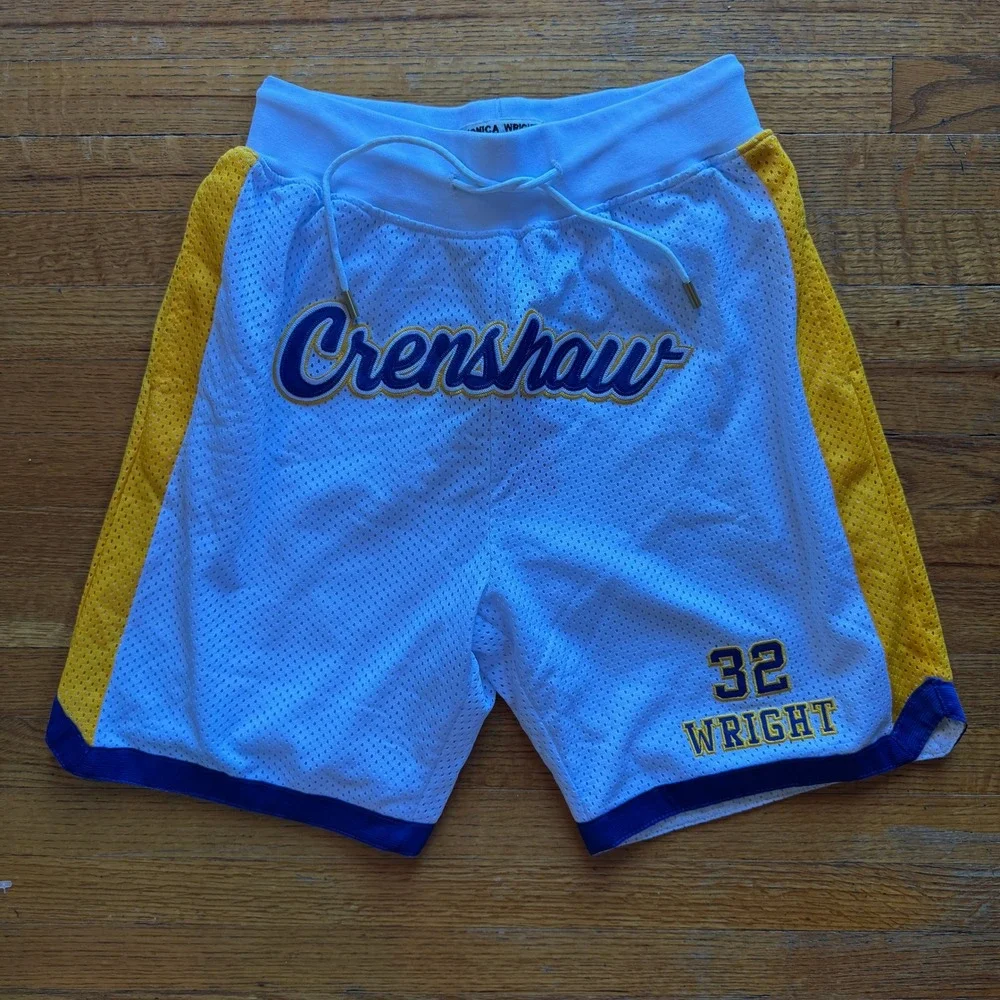 Headgear Classics Monica Wright Love and Basketball Crenshaw Shorts White XS NEW